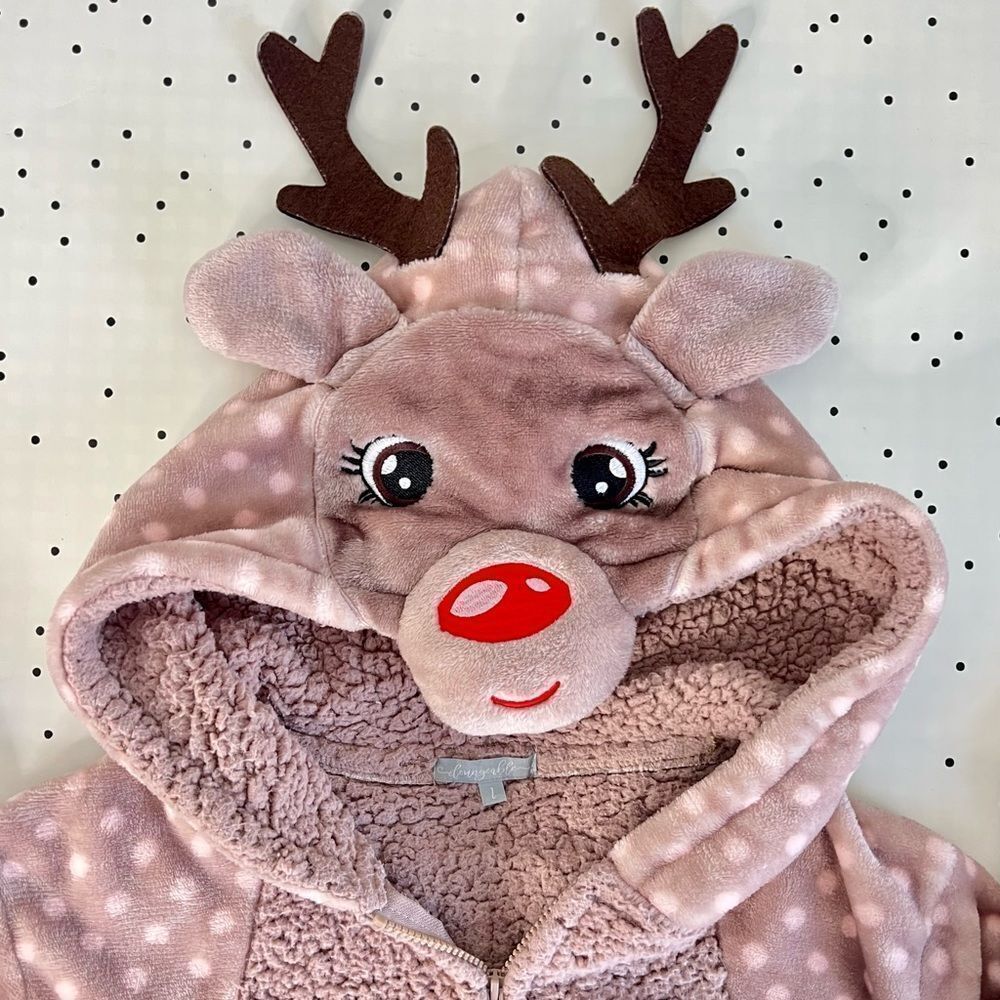 🦌 MOOSE 🦌 reindeer one piece onesie Christmas Halloween costume